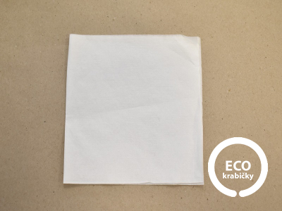 Papírové ubrousky přírodní 2-vrstvé bílé 33 cm